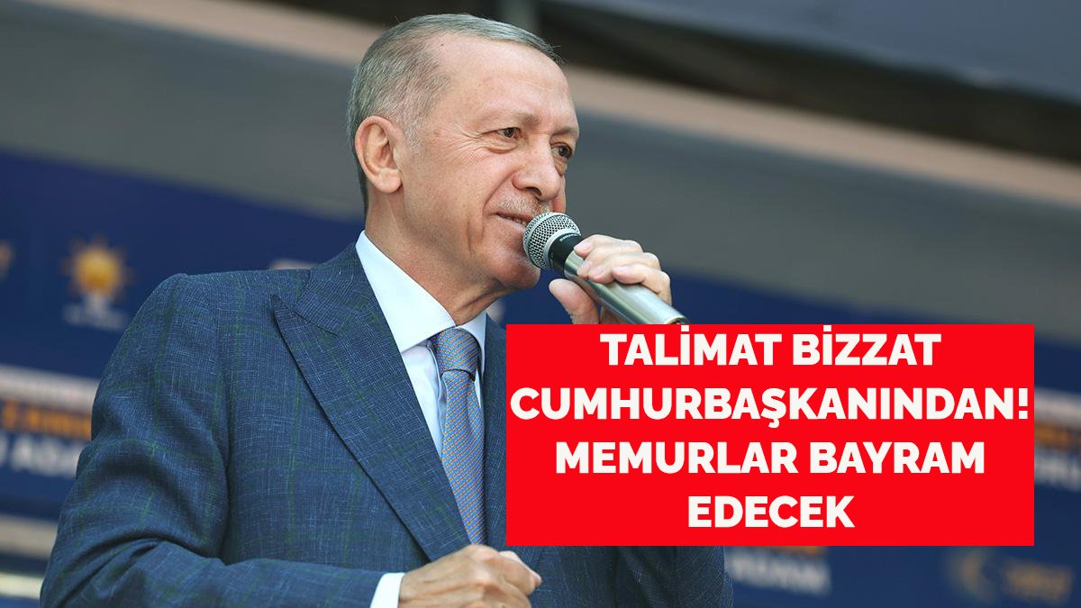 Talimat bizzat cumhurbaşkanından! Memurlar bayram edecek: Artık her ay kira yardımı geliyor!