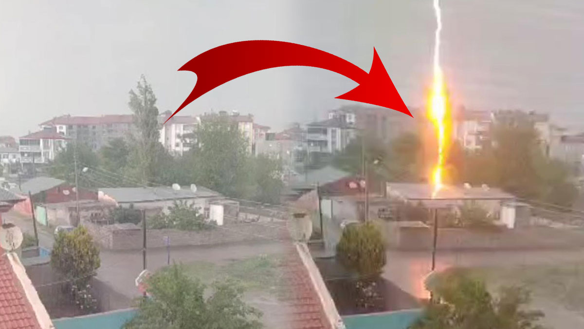 Evde oturan iki kişi kabusu yaşadı! 600 binde bir yaşanacak olay başlarına geldi