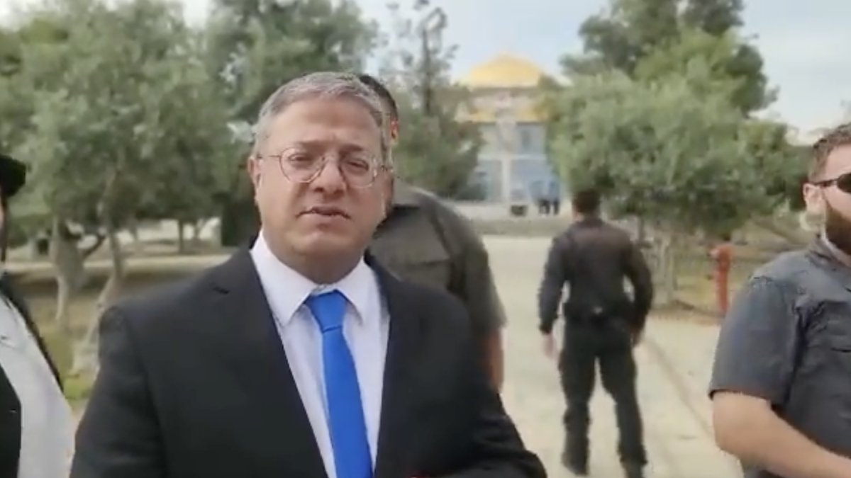İsrailli bakan Ben-Gvir’den Mescid-i Aksa'ya bir baskın daha: Kudüs’ün sahibi biziz