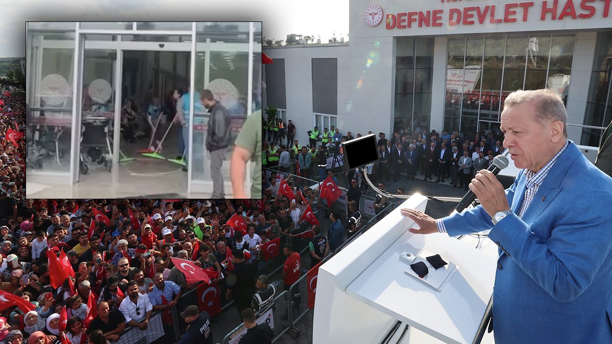 Erdoğan açılışını yaptmıştı: Defne Devlet Hastanesi'ni su bastı