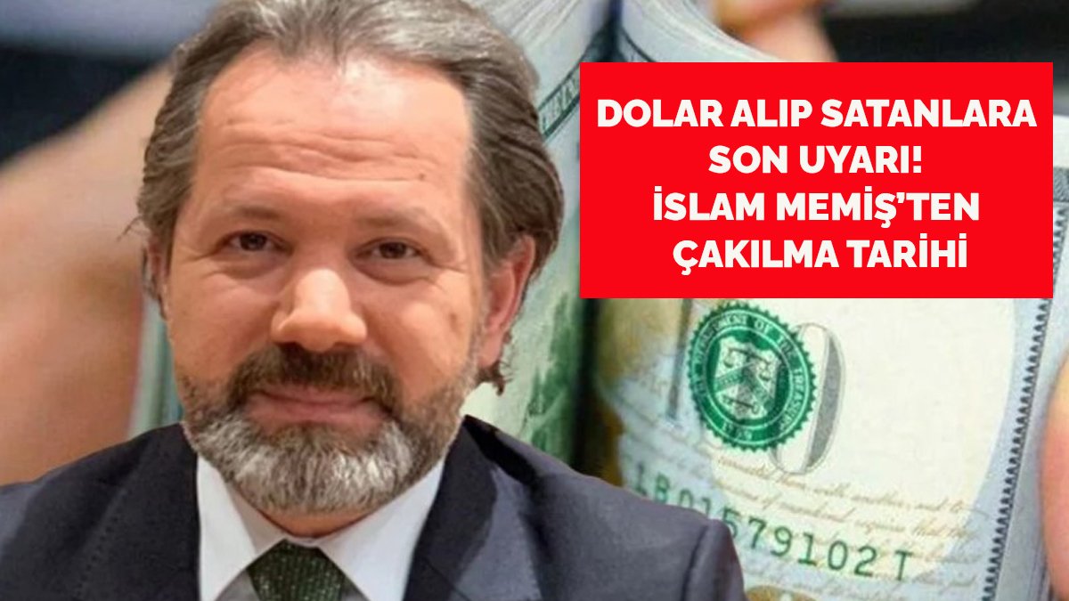 Dolar alıp satanlar için son uyarı! İslam Memiş 'son hafta' diyerek yapılması gerekeni açıkladı!