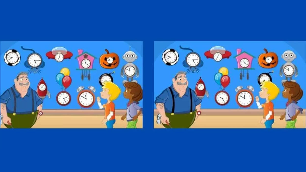 İki resim arasında 5 gizli fark var! Sadece üst düzey zekaya sahip olanlar 16 saniyede bulabiliyor!