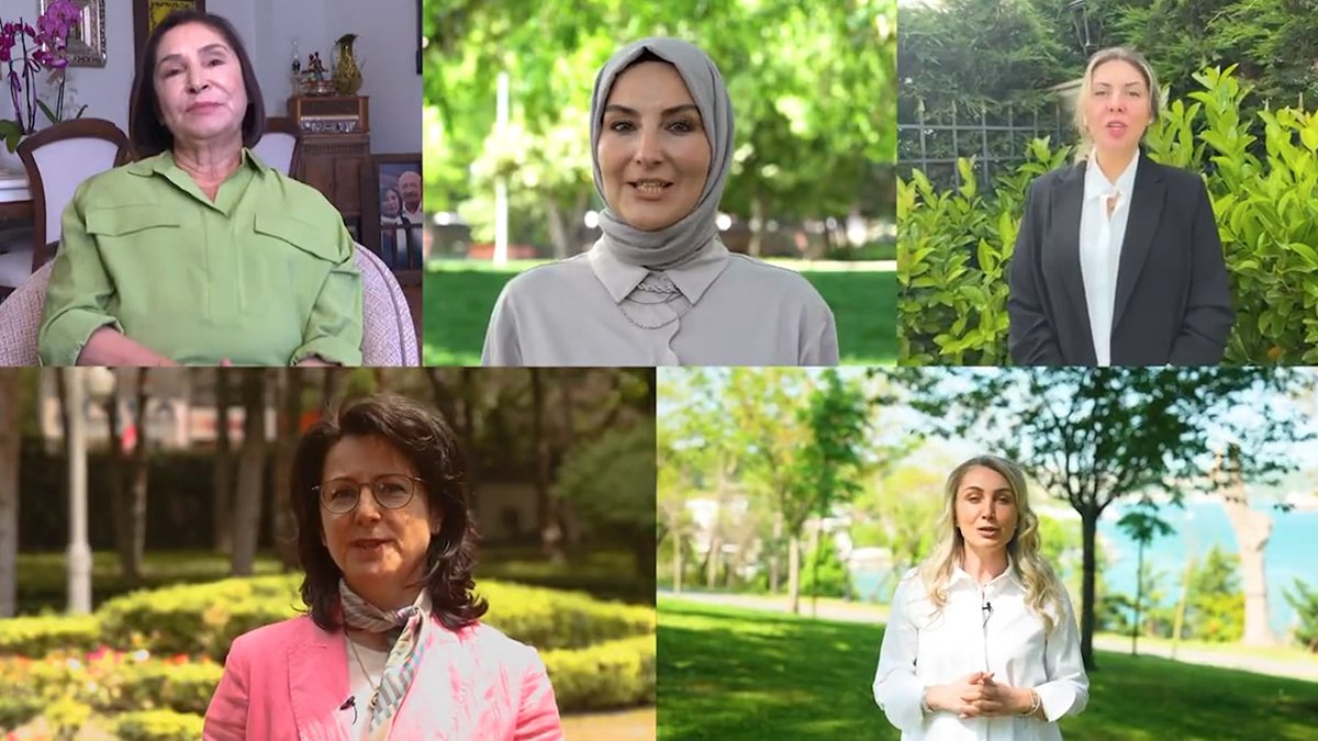 Siyasi parti liderleri ve belediye başkanlarının eşlerinden çağrı: Oy verelim ve sandığa sahip çıkalım