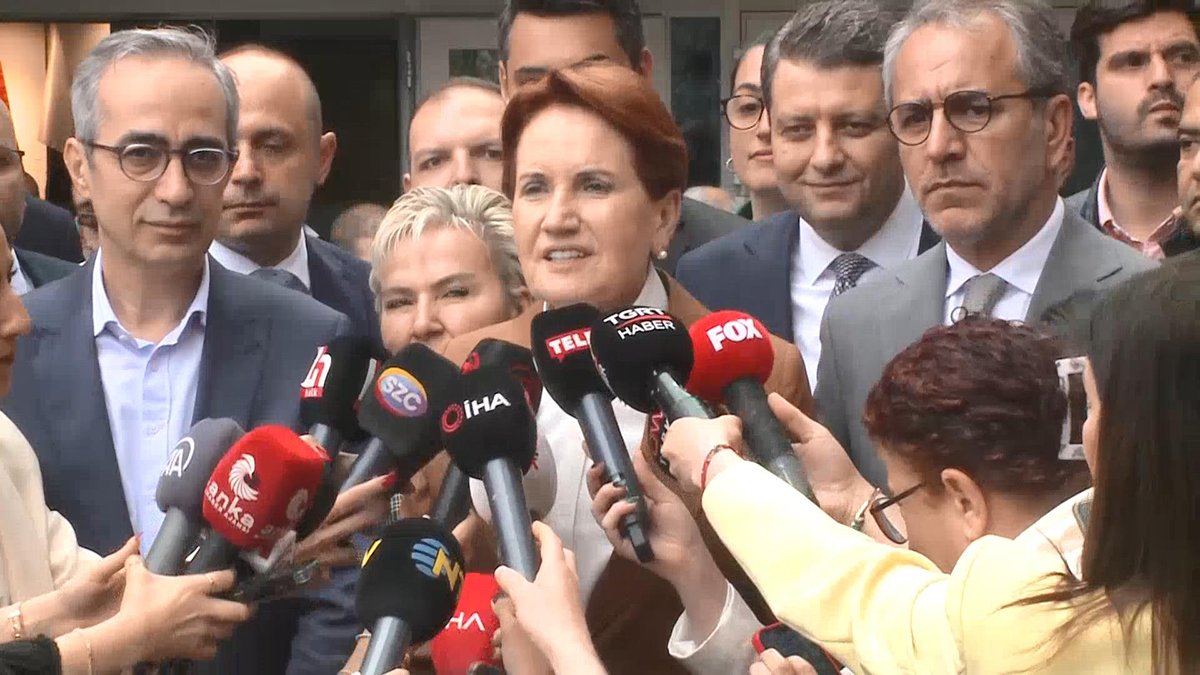 İYİ Parti lideri Akşener oyunu kullandı