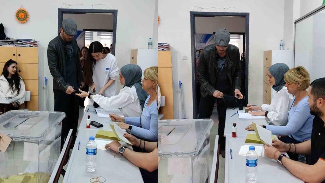 Kıvanç Tatlıtuğ'a sandık başında yoğun ilgi: Allah özene bezene yaratmış