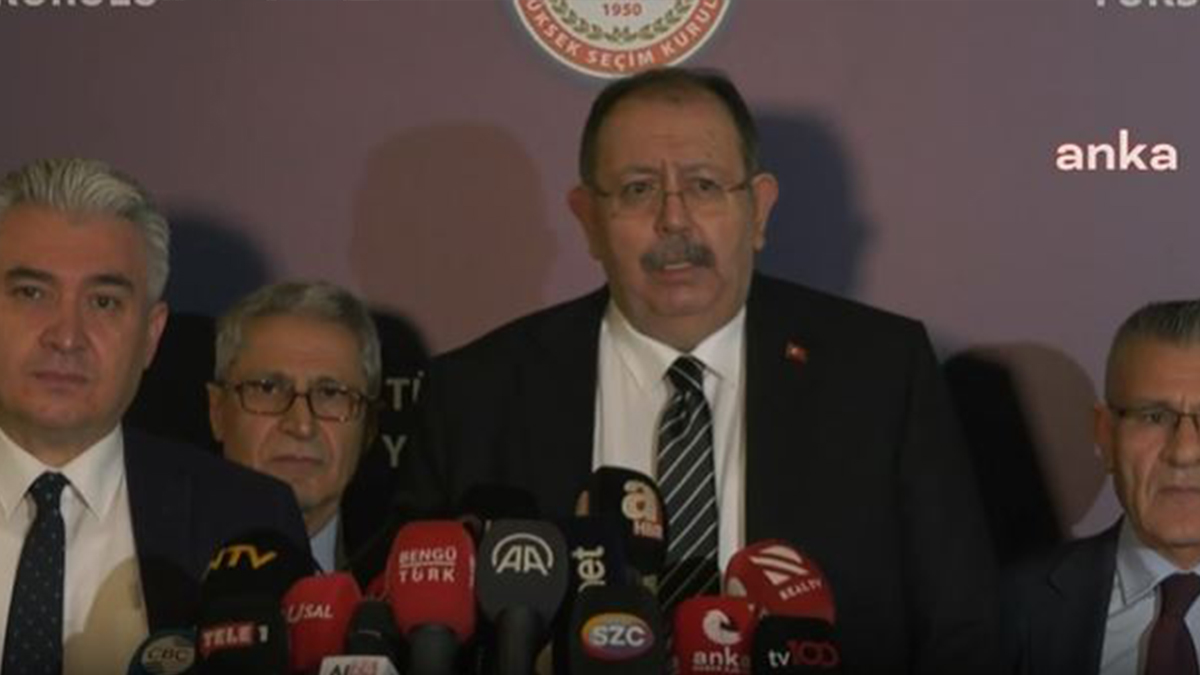 YSK Başkanı Ahmet Yener: Erdoğan 13. cumhurbaşkanı oldu