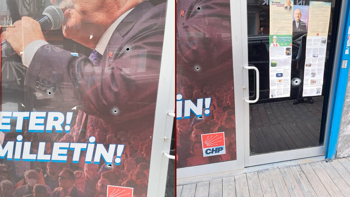 Bu defa Gaziosmanpaşa’da: CHP bürosuna silahlı saldırı