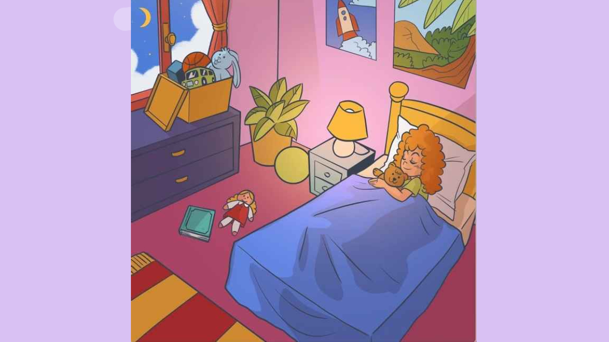 Yatak odasında gizli bir kurbağa var! Sadece yüksek IQ'ya sahip olanlar 6 saniyede bulabiliyor! Yapabilir misin?