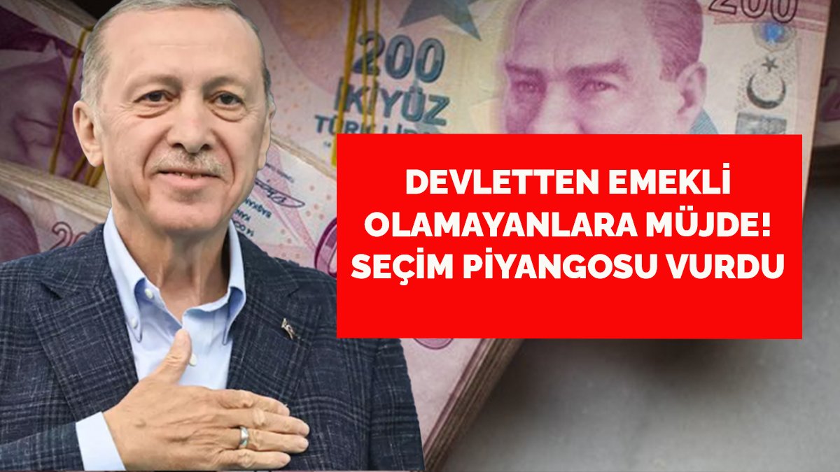 Emekli olamayanlara devletten müjde! Prim şartı yok