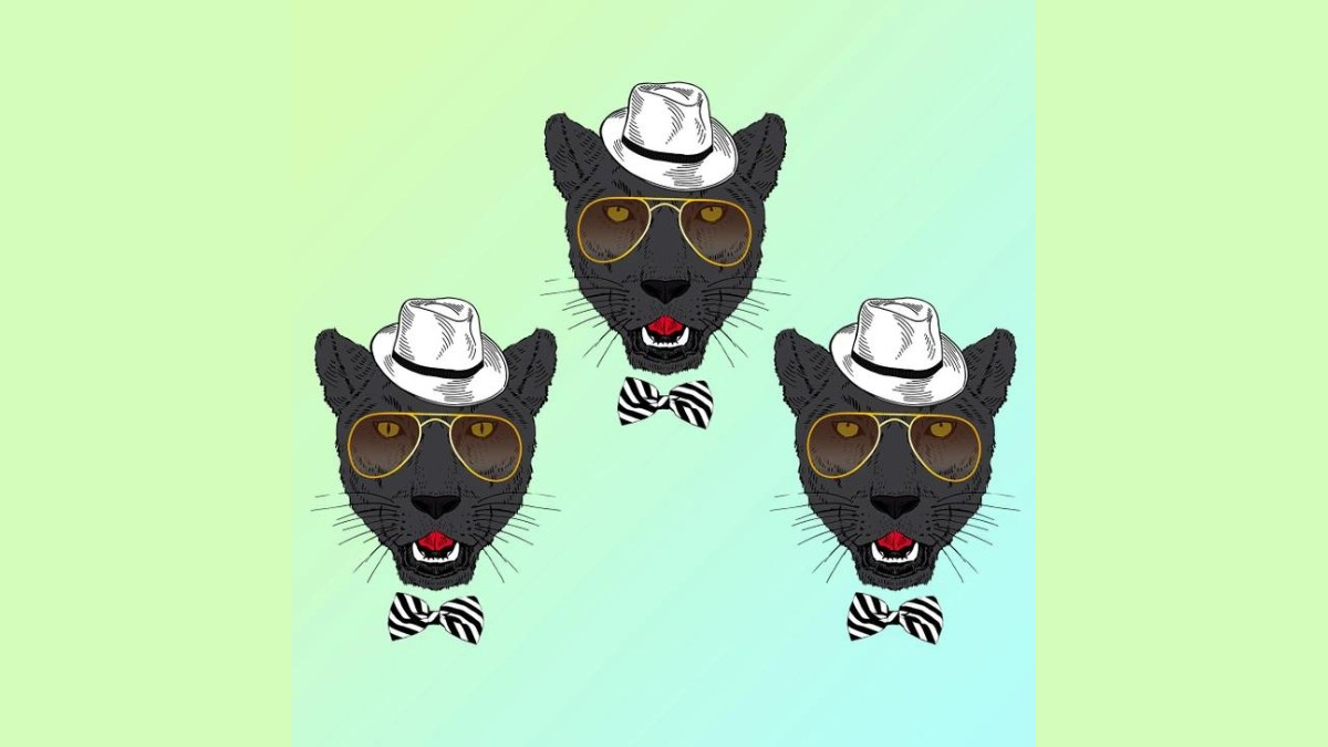 Sadece gerçek zekiler resimdeki farklı panteri bulabiliyor! 4 saniyede bulanların IQ'su 120 çıkıyor!