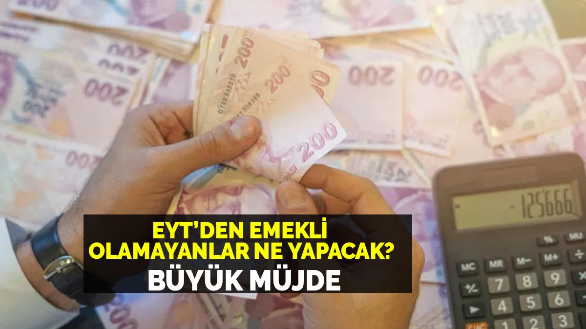EYT'den emekli olamayanlara müjde! Prim iadesi müjdesi az önce açıklandı