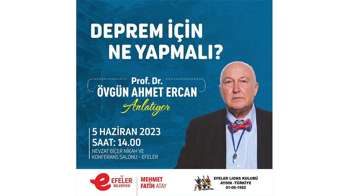 Efeler’de deprem bilinci artıyor