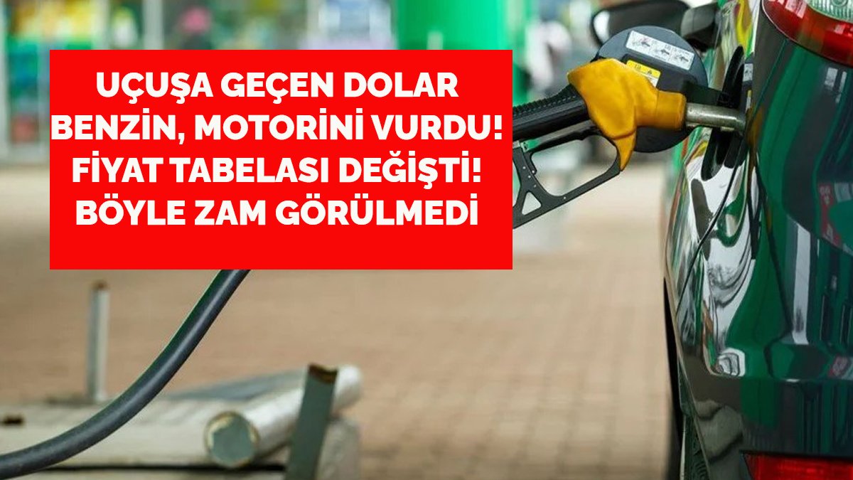 Uçuşa geçen Dolar benzin, motorini vurdu! Fiyat tabelası değişti! Zammı duyan dizlerine vuracak