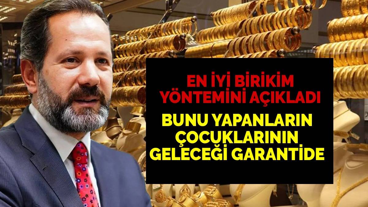 İslam Memiş en iyi birikim yöntemini açıkladı! Bu üçünü uygulayan çocuklarının geleceğini hazırlayacak