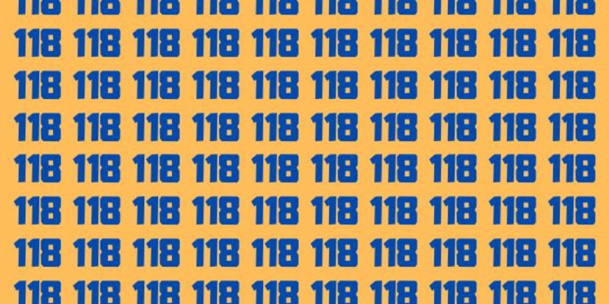 Gözlem testi: 119'u sadece 15 saniyede tespit edebilir misiniz? Sadece deha saati yenebilir!