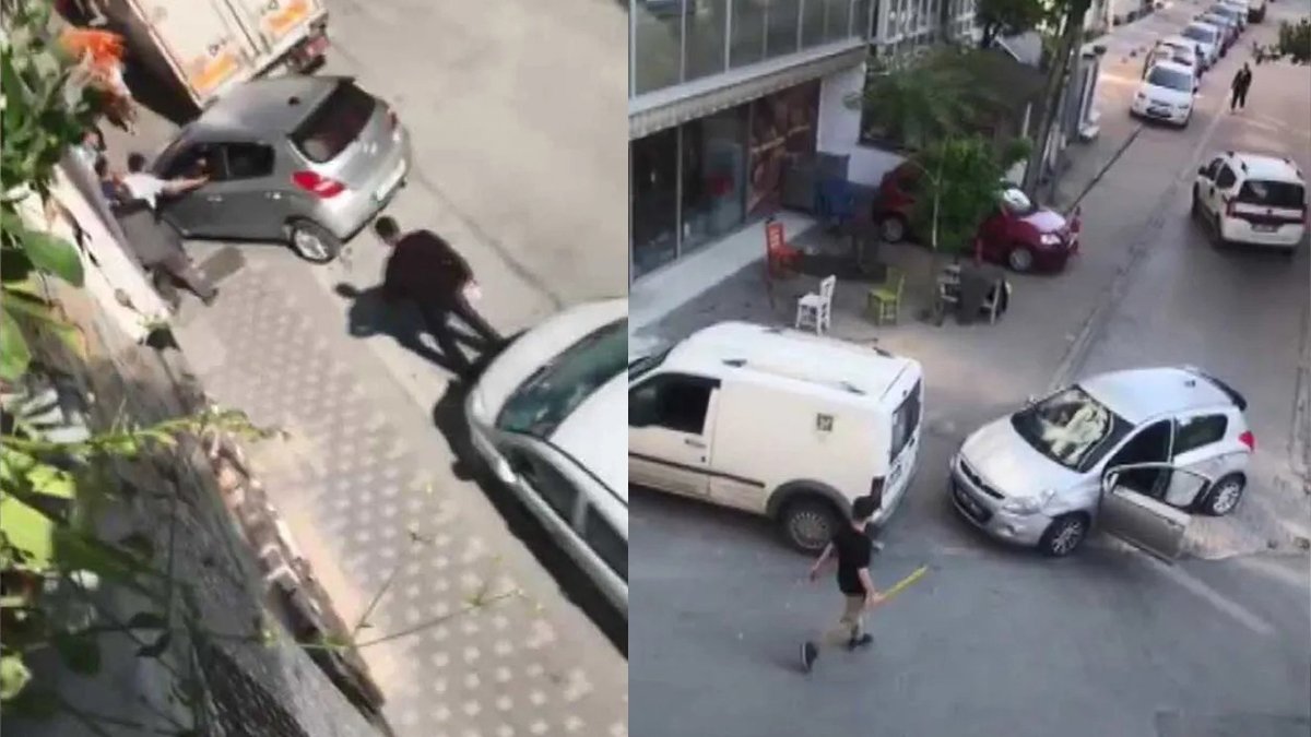 Tartıştığı kişilerin üzerine aracını sürdü: Ölümden döndüler!