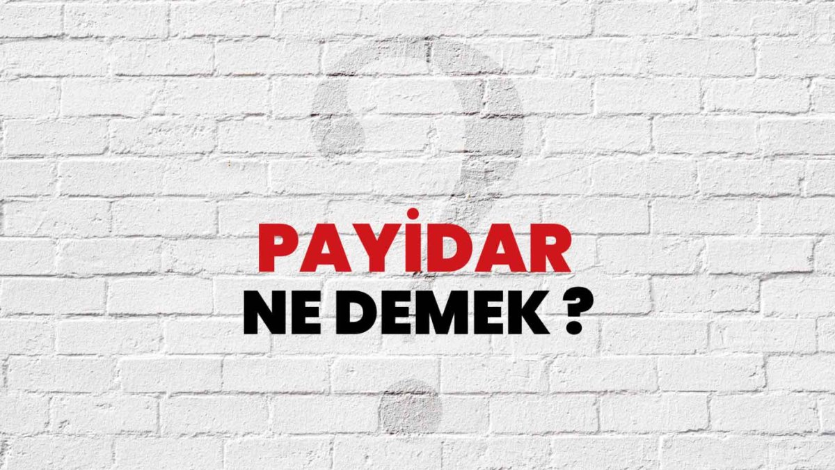 Payidar Ne Demek: Türkçedeki Anlamı ve Kullanımı