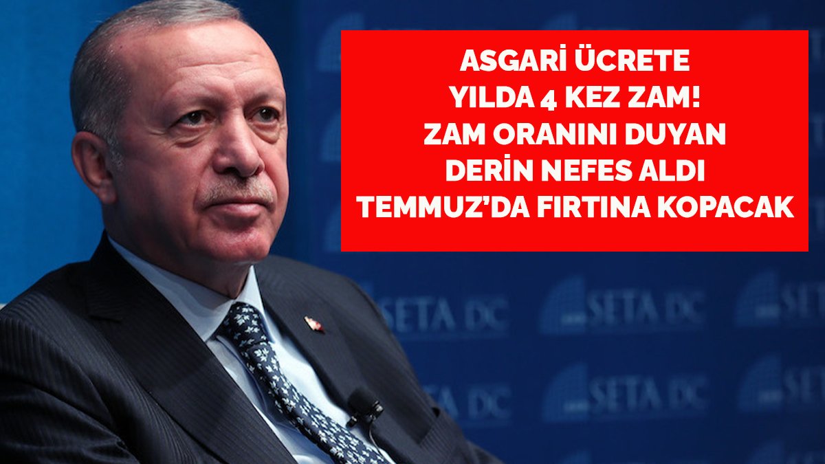 Asgari ücrete yılda 4 kez zam! Temmuz'da fırtına kopacak! Öyle bir maaş alacaksınız ki...