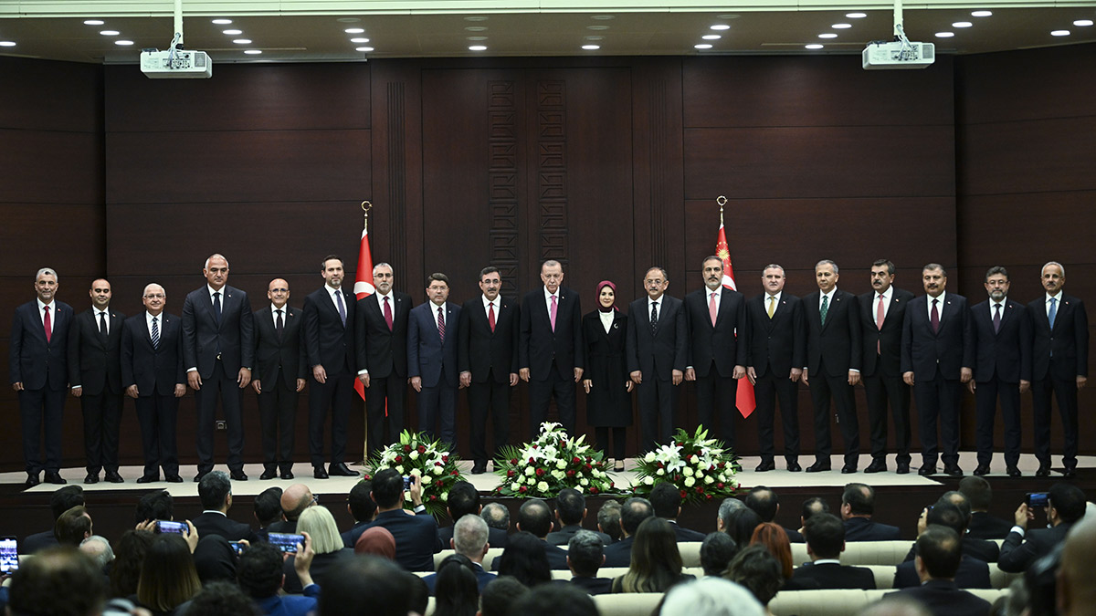 Erdoğan yeni bakanlar listesini açıkladı