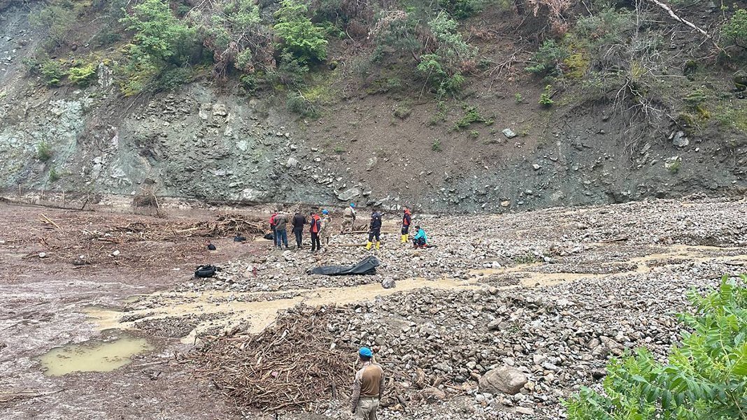 Pikniğe giderken sele kapıldılar: Bir ölü, bir kayıp