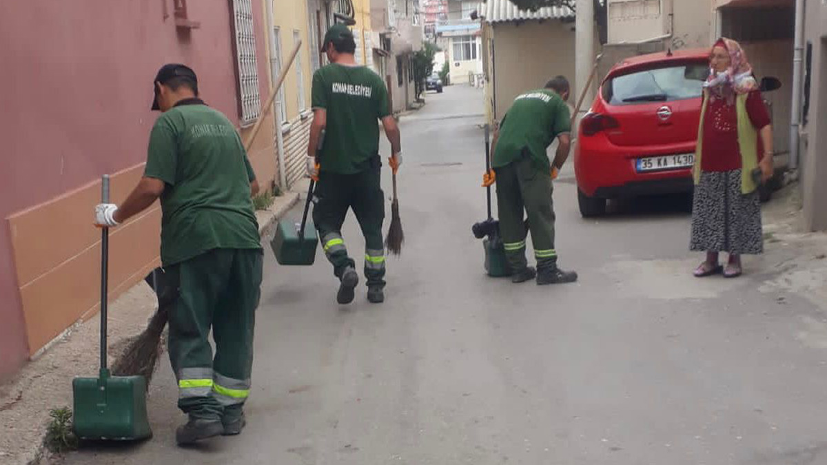 Konak’ın mahallelerinde yaz temizliği