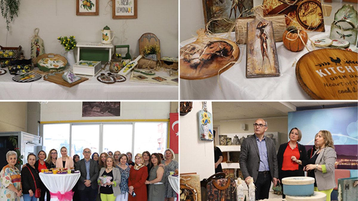 Ahşap Boyama Atölyesi’nin öğrencilerinden 'Retro Sanat' sergisi