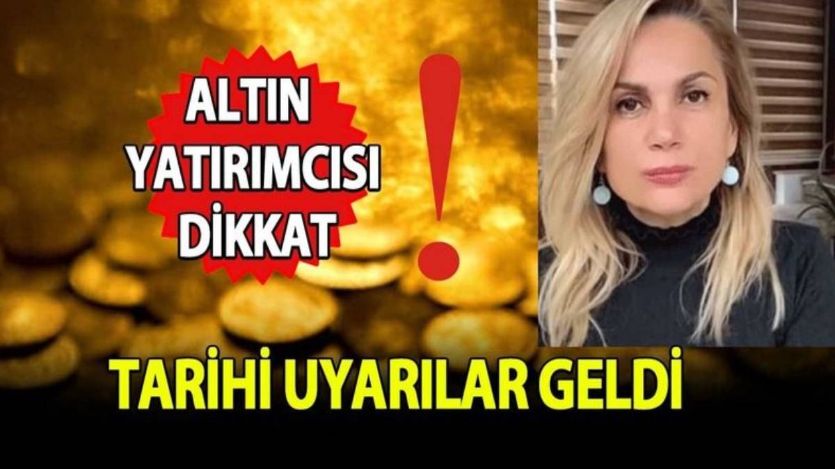 Altın fiyatlarında kritik süreç! O tarihte her şey yerle bir olabilir: Hatice Kolçak'tan flaş açıklama