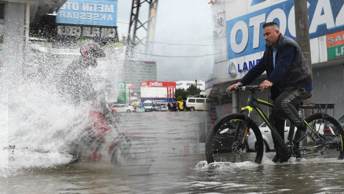 Samsun'a 1 aylık yağış 3 günde düştü