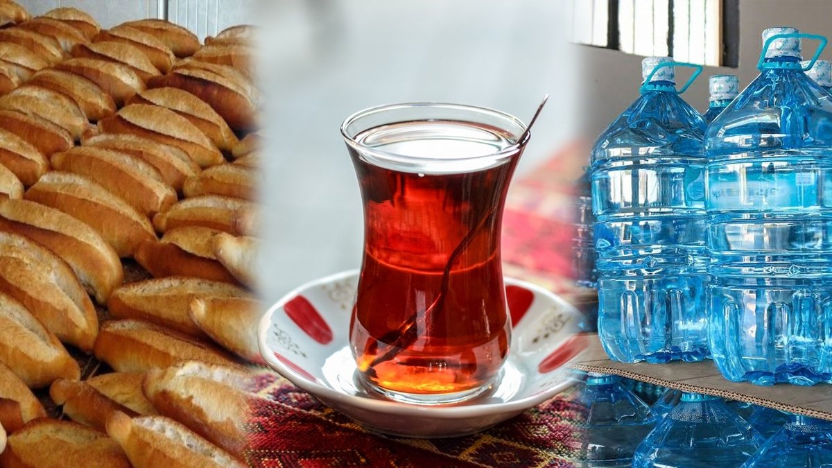 Zam haberleri peş peşe geldi: Ekmek, su, çay...