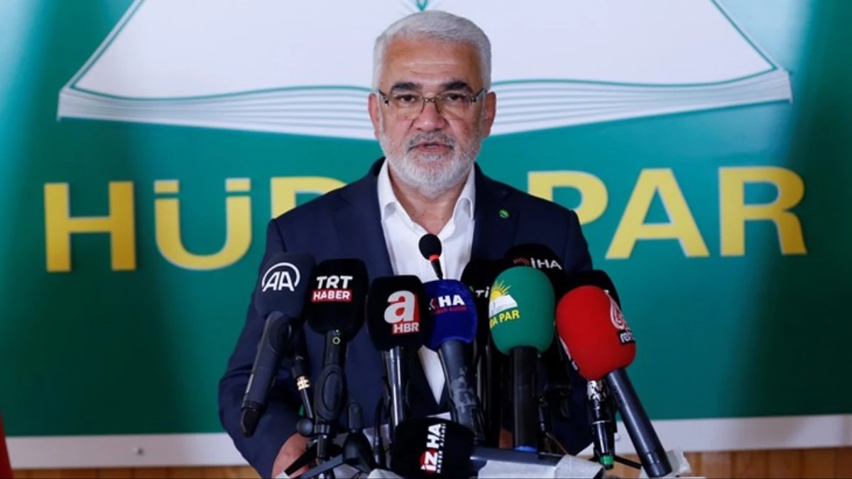 HÜDA PAR lideri Yapıcıoğlu: Herkesin kırmızı çizgileri cebinde dursun