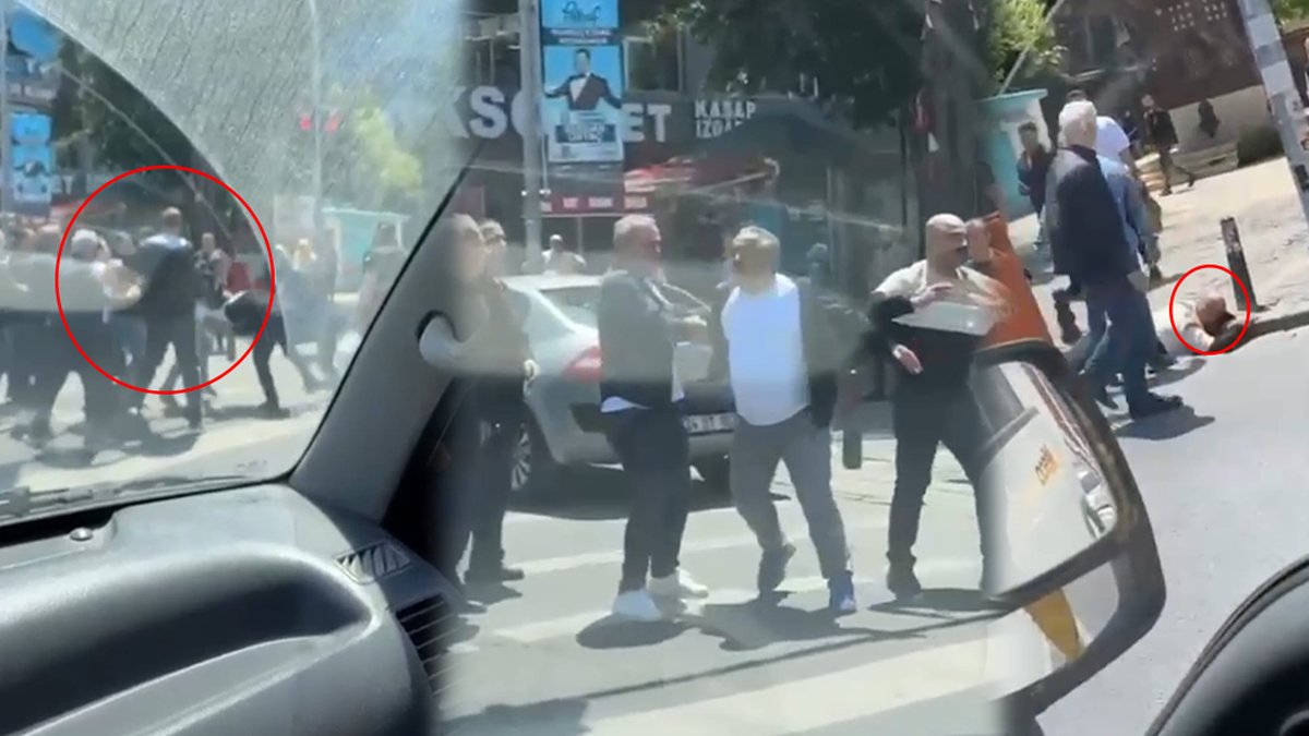 Bu neyin öfkesi! Trafikte bayıltan darp