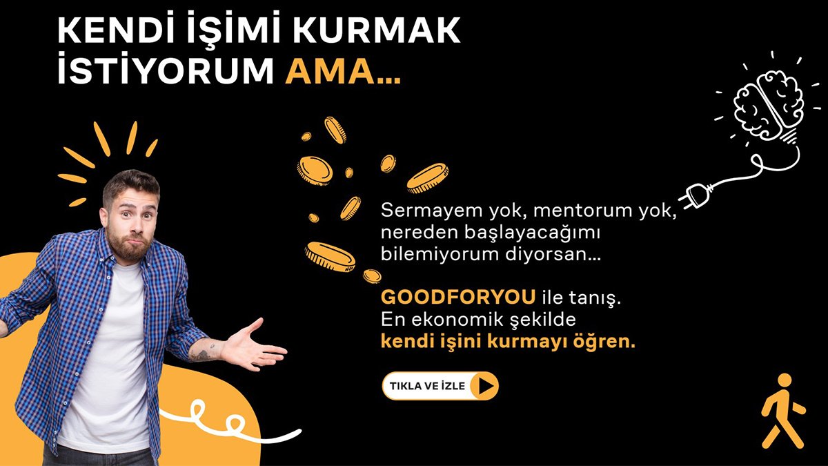 Kendi işini kurmak isteyen mikro-girişimciler GOODFORYOU'da buluşuyor