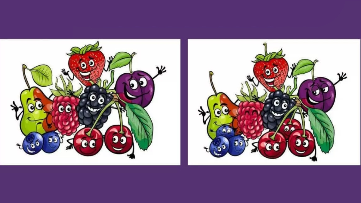 Sadece gerçek zekiler meyveler arasındaki 6 gizli farkı 10 saniyede bulabiliyor! Ne kadar zekisin?