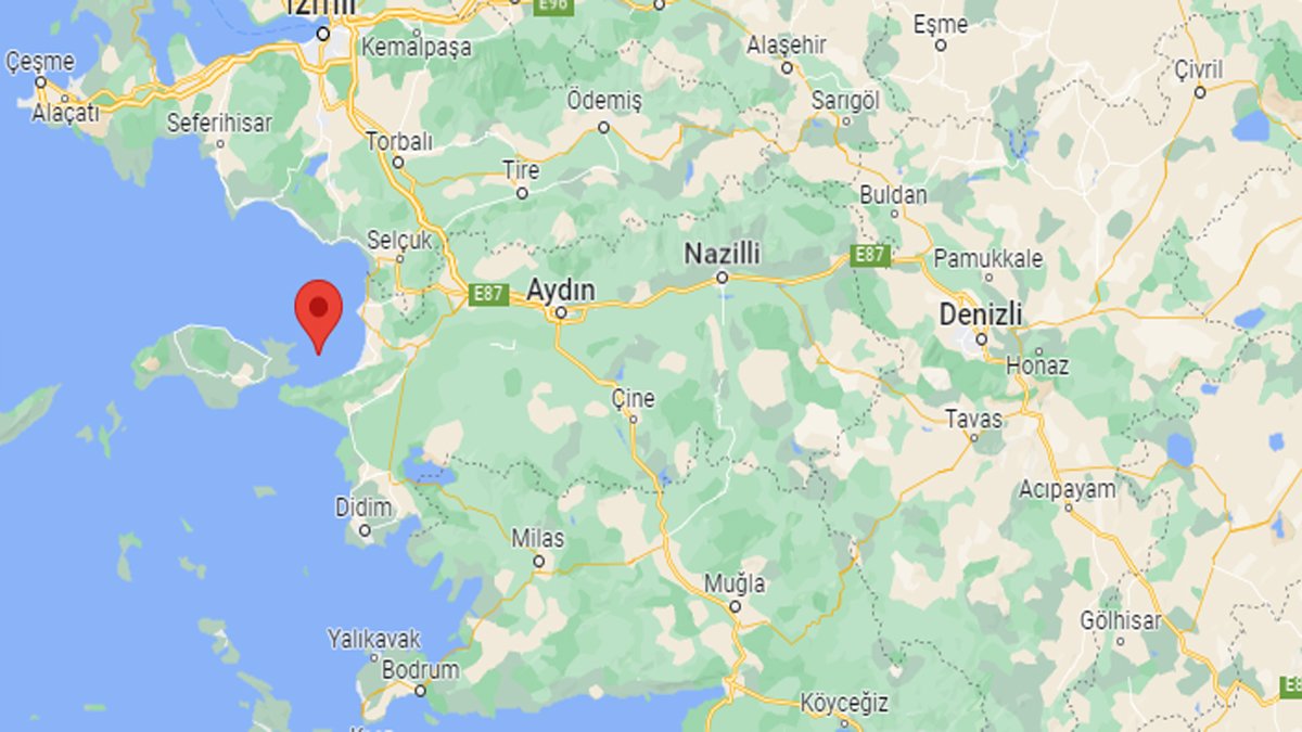 Kuşadası’nda 4.2 büyüklüğünde deprem | Son depremler