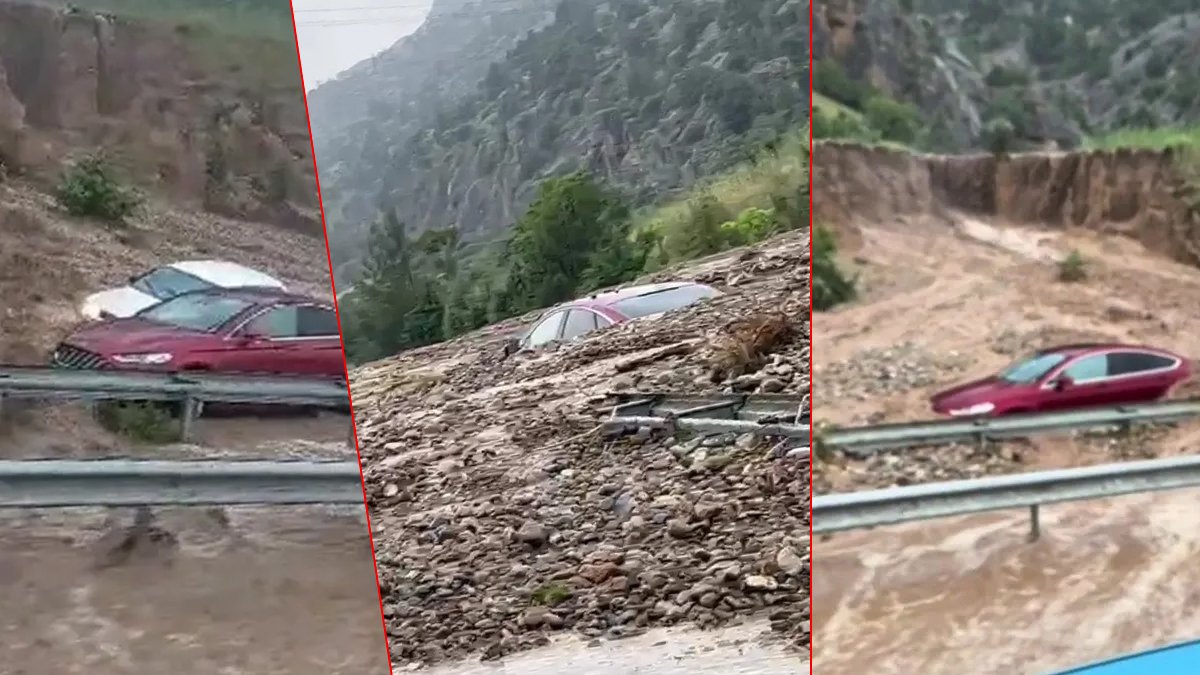 Çamurun can aldığı anlar kamerada: Tonlarca toprağın altında kaldılar