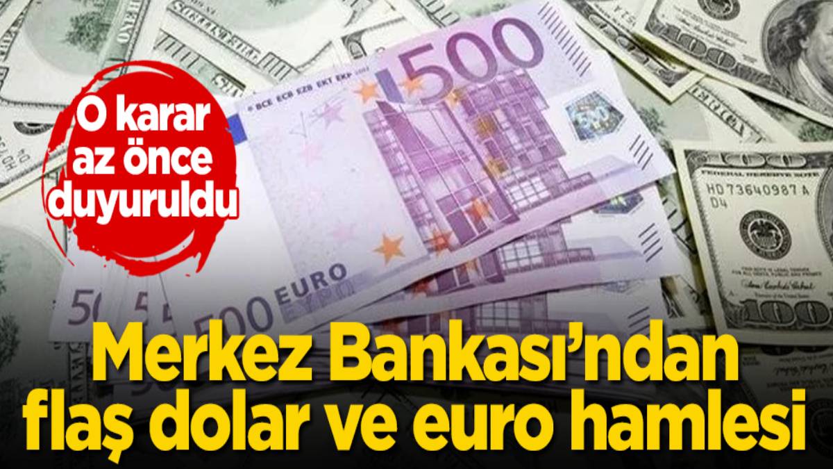 Merkez Bankas Ndan Fla Dolar Hamlesi Dolar Tl Birden Son