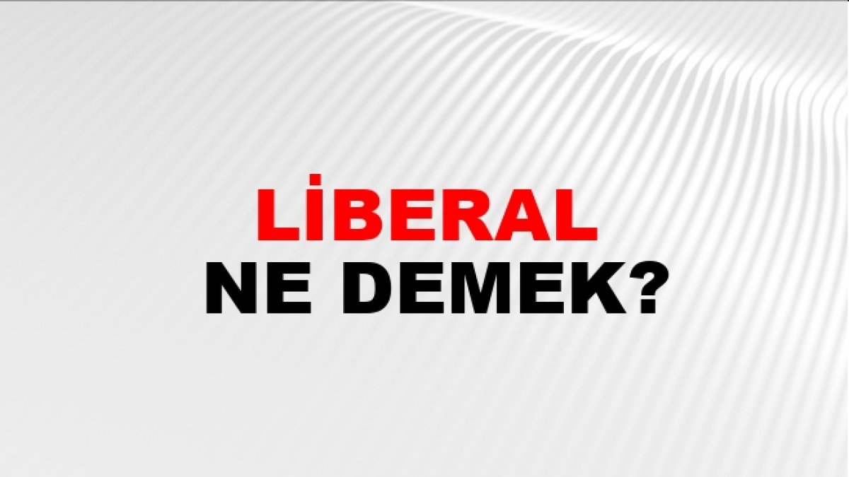 Liberal Ne Demek: Türkçede Liberalizm ve Anlamı