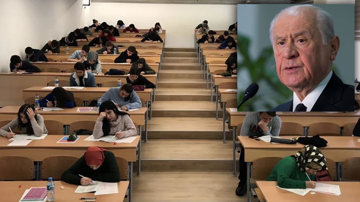 Bahçeli'nin 'Üniversite sınavlarını kaldıracağız' sözlerine YÖK'ten açıklama: Gündemimizde yok