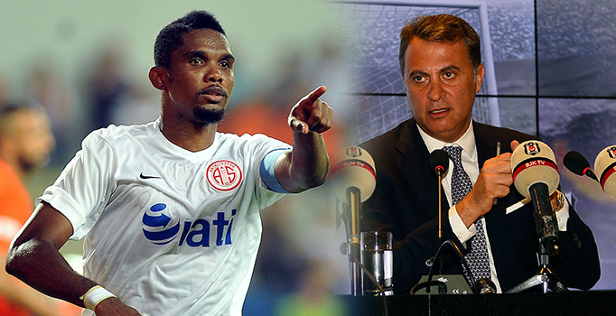 Beşiktaş Başkanı Fikret Orman Eto'o'ya yeşil ışık yaktı