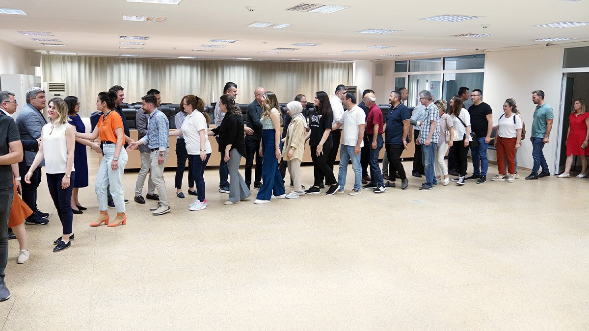 Personel ile bayramlaşma töreni gerçekleştirildi