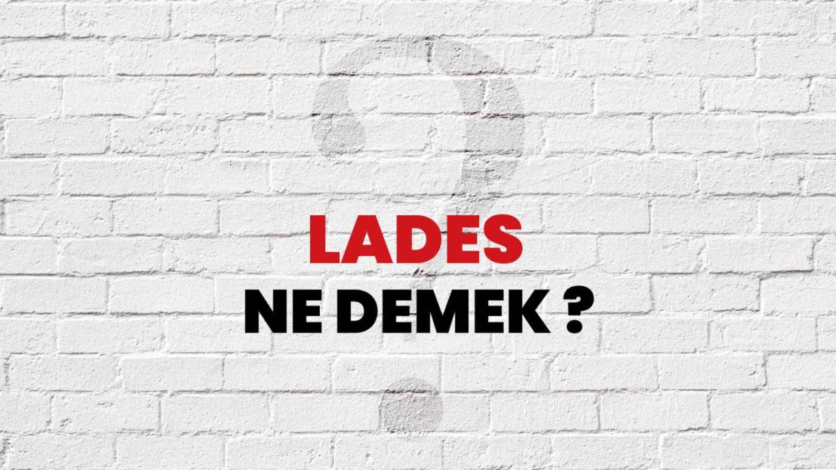 Lades Ne Demek Türkçede Lades Terimi ve Anlamı