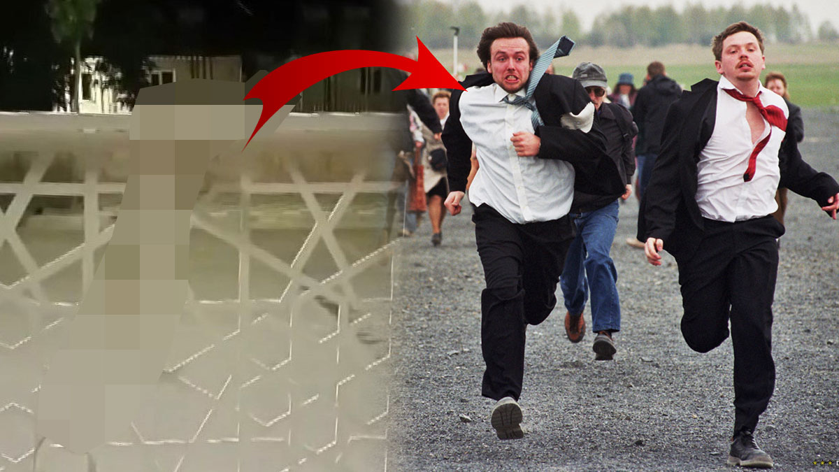 Bir anda korkulukta ortaya çıktı, görenler arkasına bakmadan kaçtı! Kent geneline yayılıyor, endişe artıyor