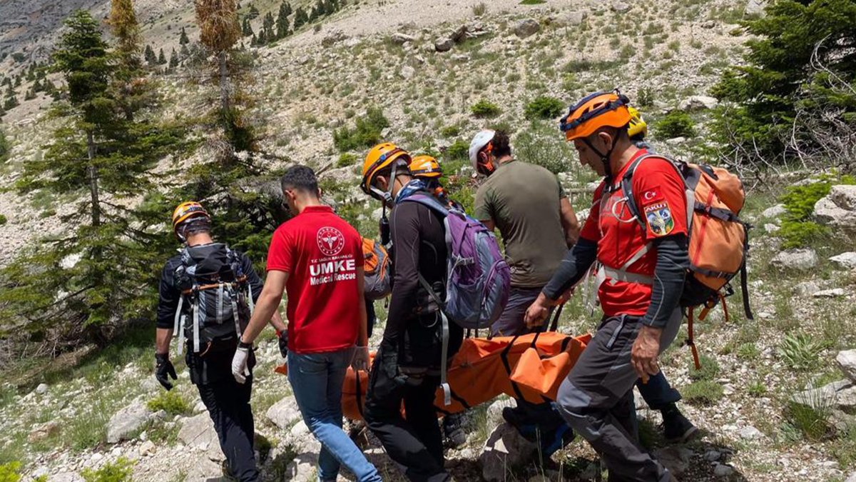 Niğde'de tırmanış sırasında düşen dağcı hayatını kaybetti