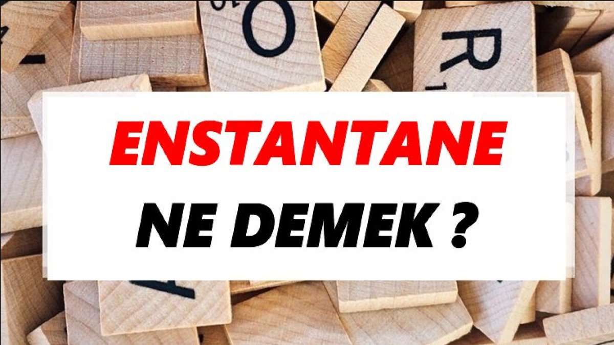 Enstantane Ne Demek: Anlamı ve Kullanımı Hakkında Bilgi