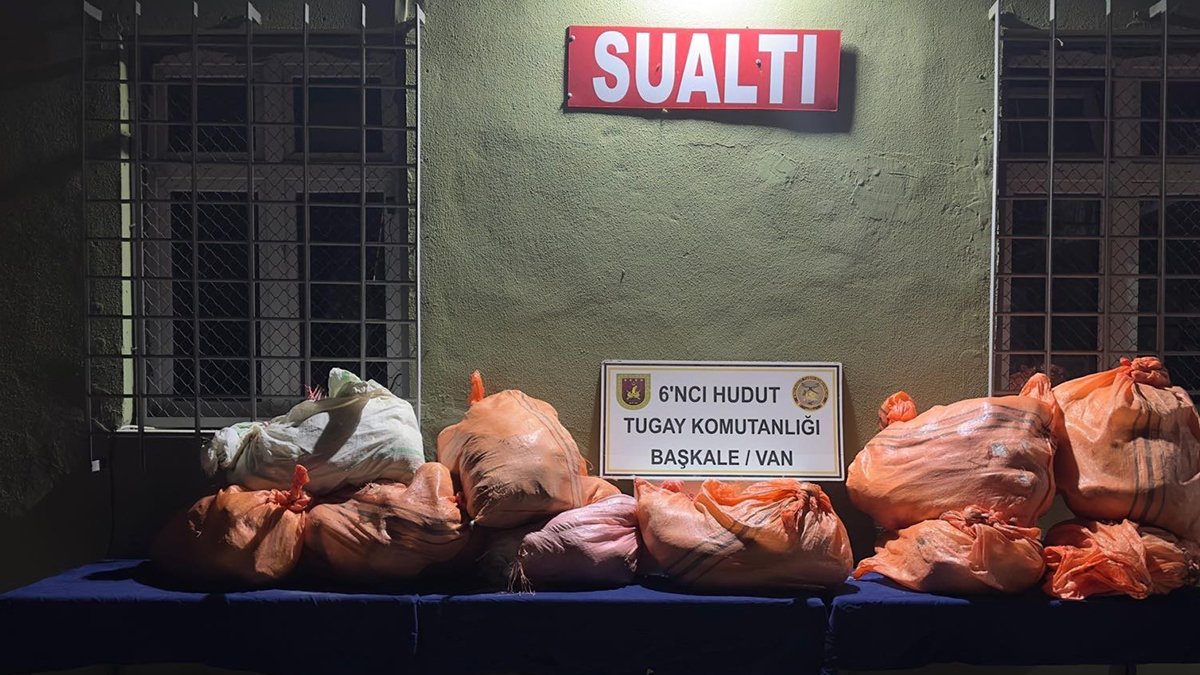 Milli Savunma Bakanlığı duyurdu! 10 çuvalda 340 kilogram uyuşturucu ele geçirildi