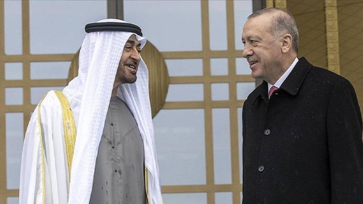 Erdoğan BAE Devlet Başkanı Al Nahyan ile görüştü