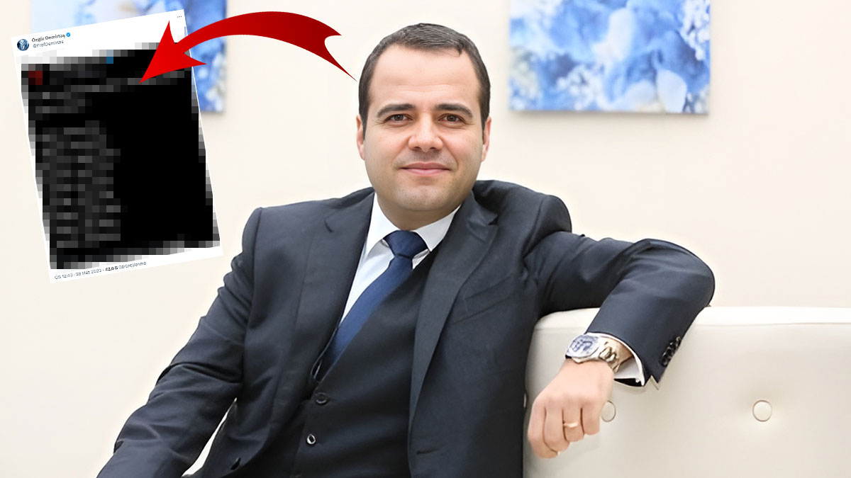 Özgür Demirtaş önce paylaştı, sonra sildi! Tweet'i görenler şaşkınlığını gizleyemedi