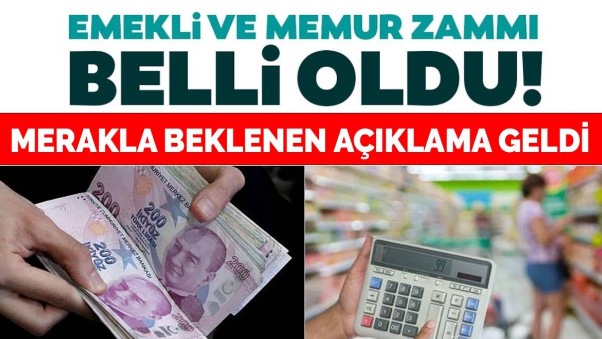 Enflasyon yüzde 38.21’e indi! İşte yeni memur ve emekli maaşları... Merakla beklenen açıklama geldi
