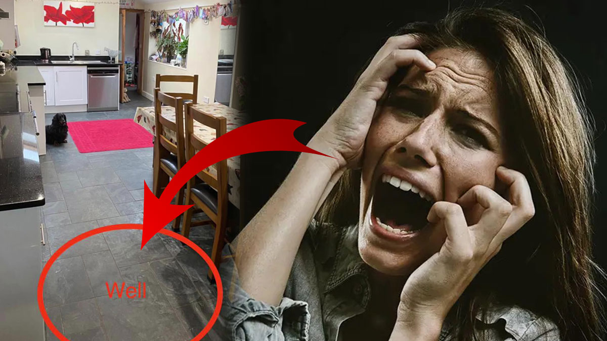 Mutfağın zemininden çıkanlar karşısında beyinleri yandı! Meğer yıllardır üzerinde oturuyorlarmış