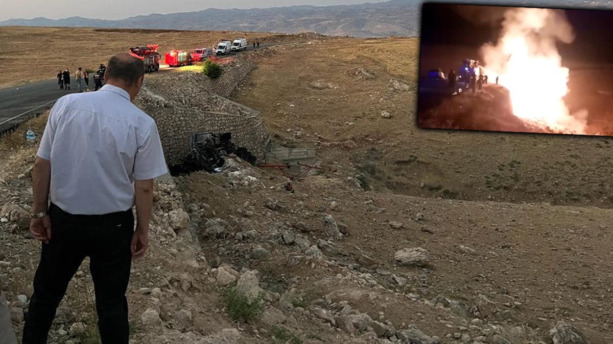 Şarampole uçan kamyon alev topuna döndü: 4 ölü, 2 yaralı